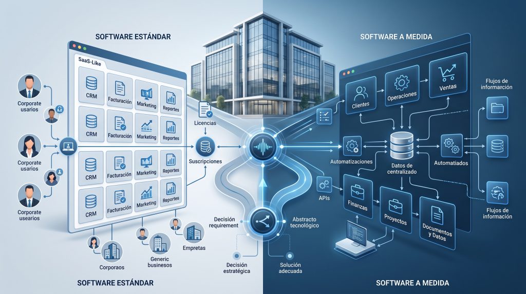 Software a medida vs. software estándar
